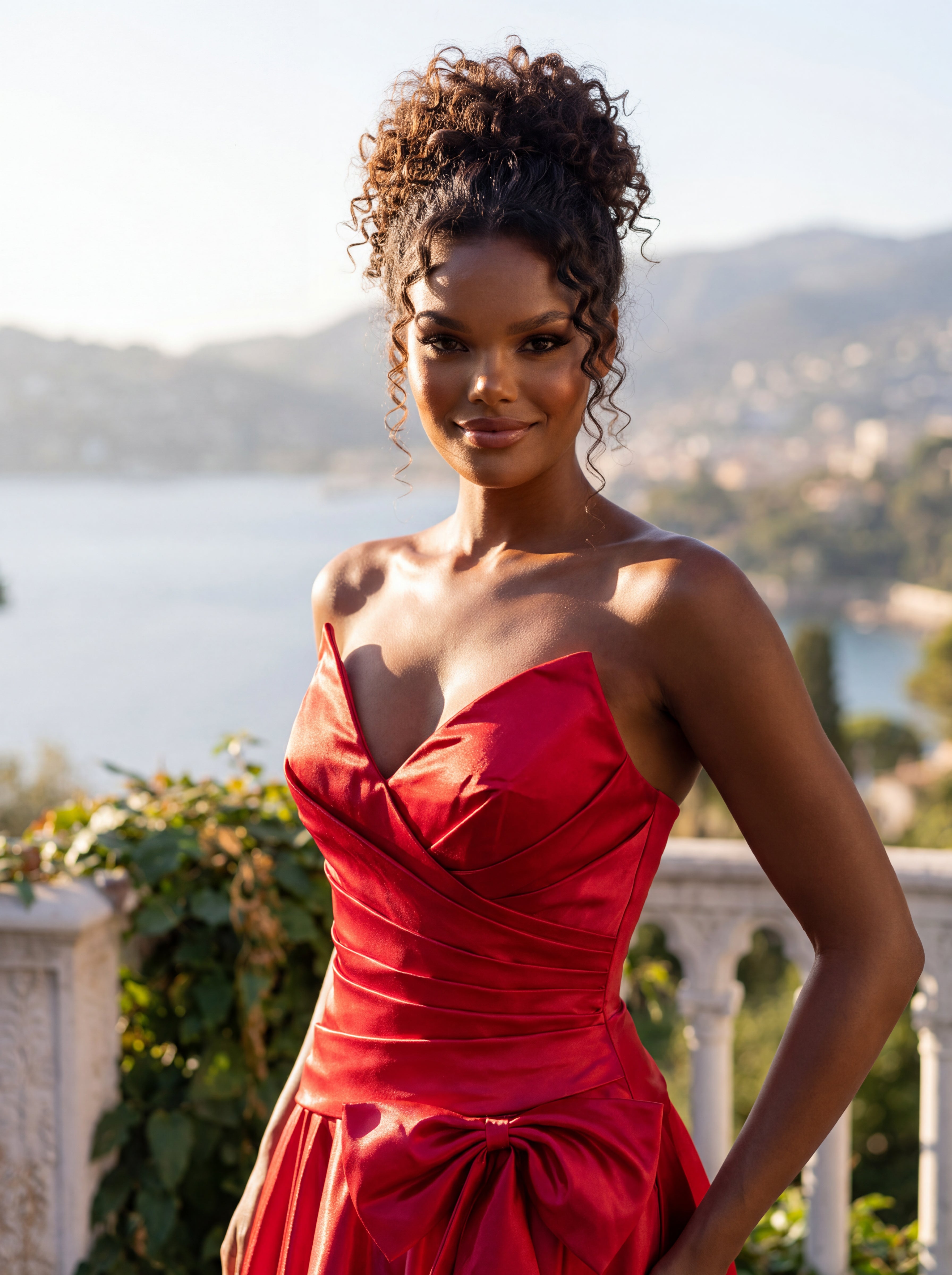 Clarisse 63143 Vamp Red prom dress