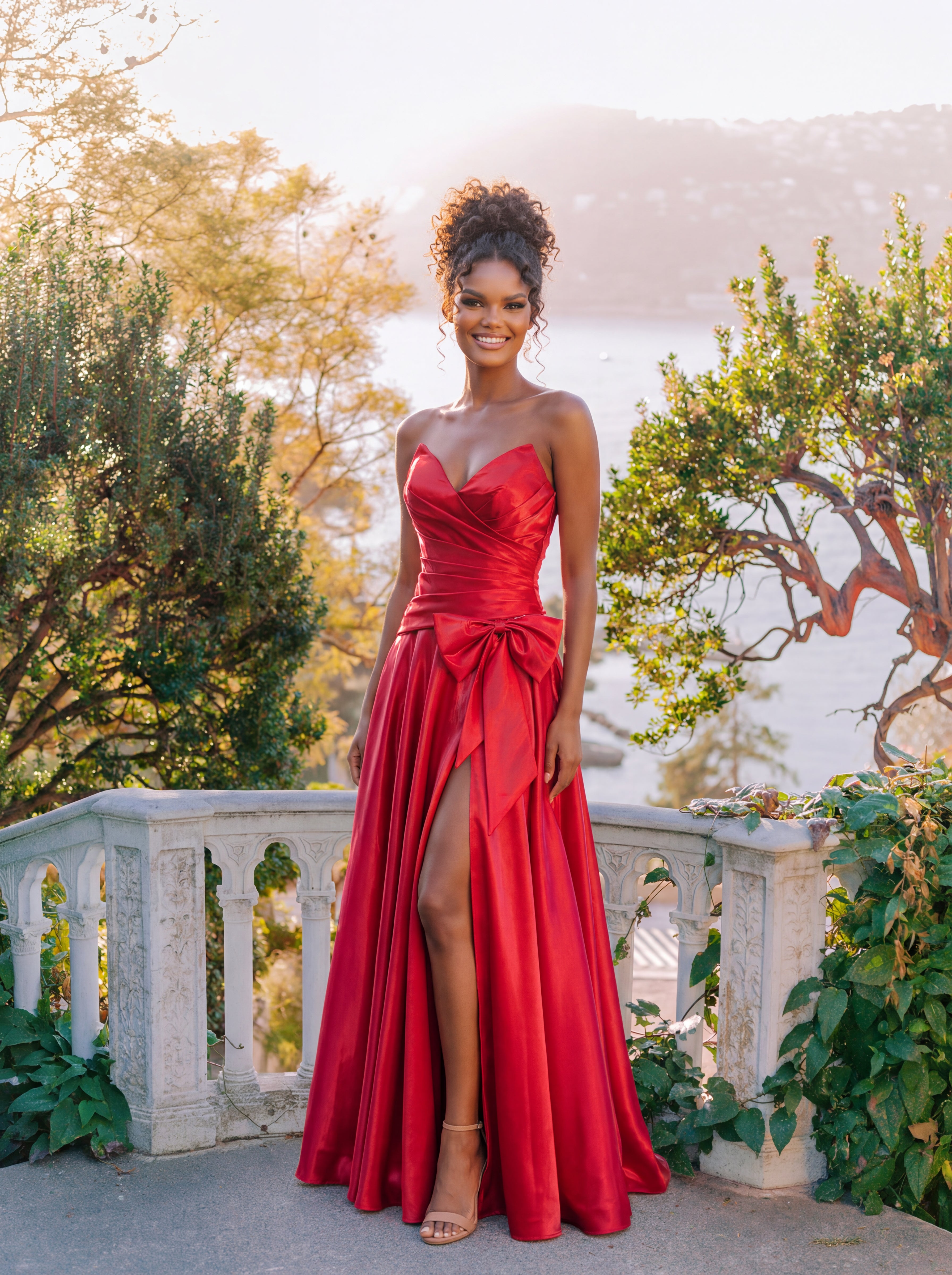 Clarisse 63143 Vamp Red prom dress - view 2